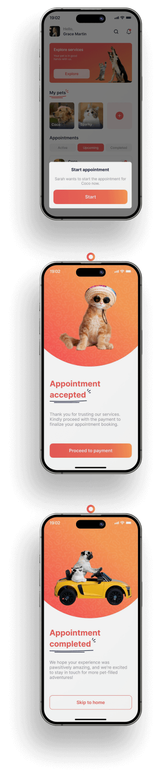 pet watch appointments feature - the best pet sitting app in UAE.