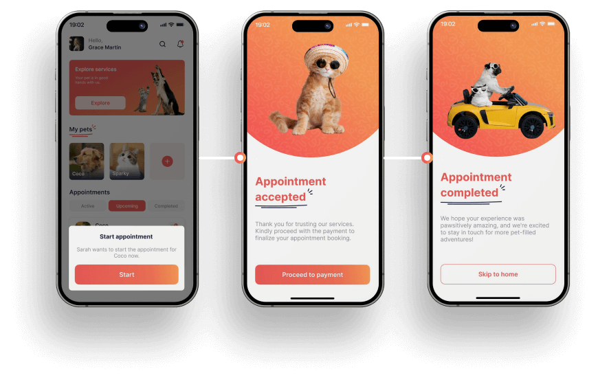 pet watch app - our pet-sitting service and app features