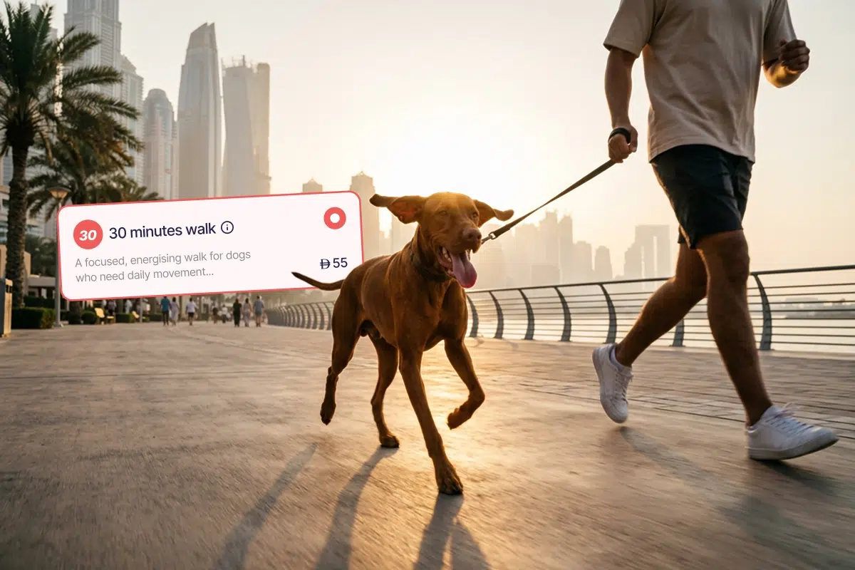 dog walking uae with pet watch